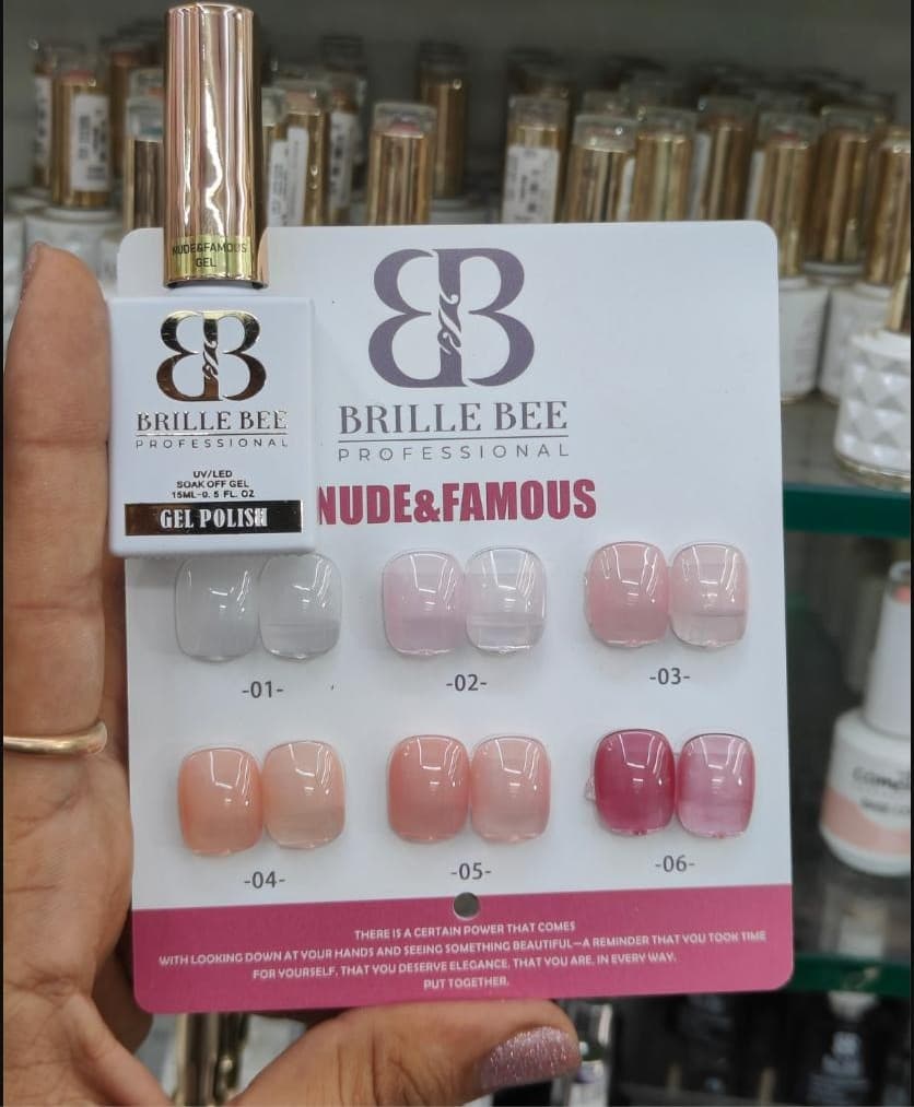 Brille Bee Nude Gel Polish — 6-in-1 Kit
