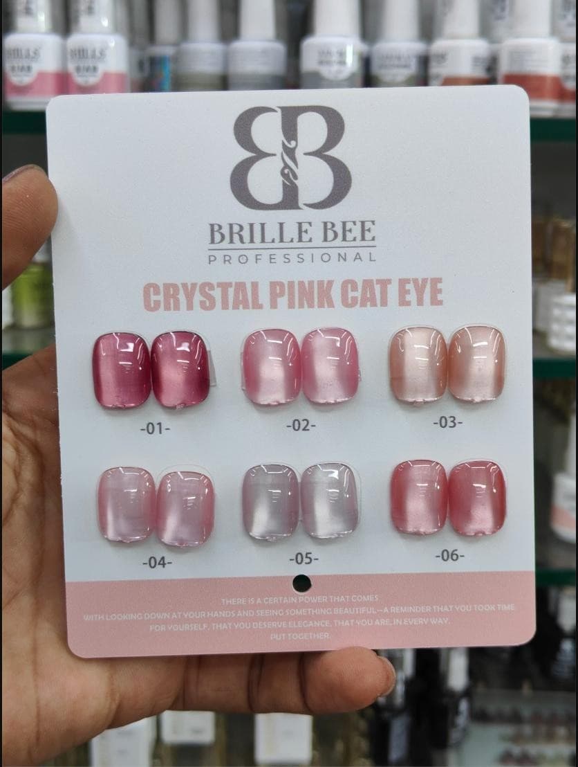 Brille Bee Pink Cateye 6-in-1